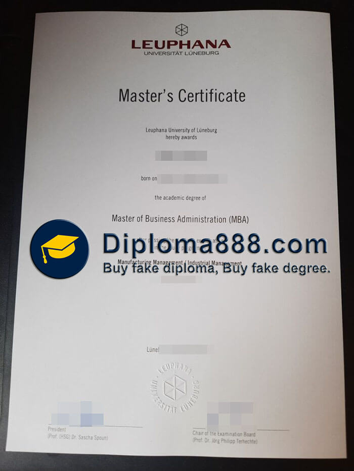 buy fake Leuphana University Lüneburg degree