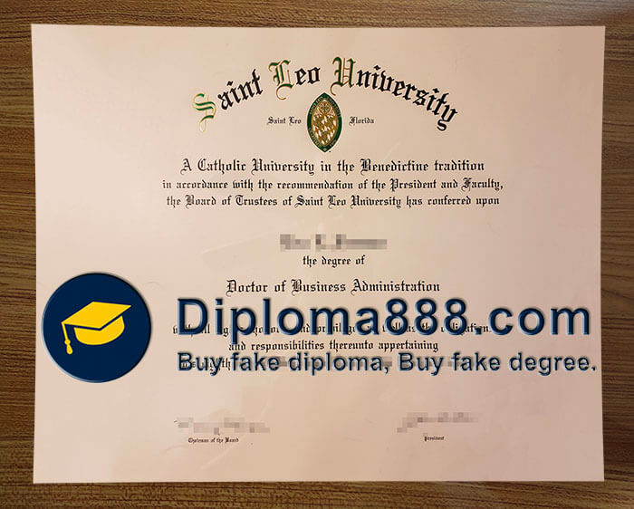 buy fake Saint Leo University degree