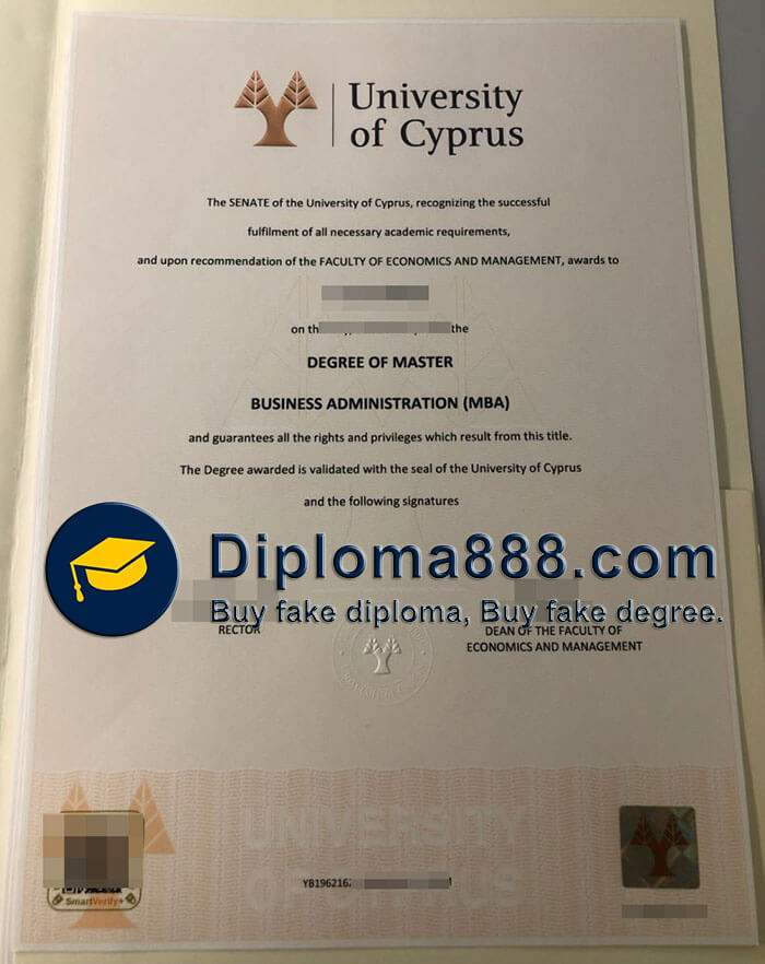 buy fake University of Cyprus degree