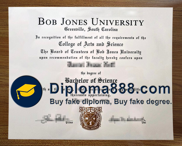 buy fake Bob Jones University degree