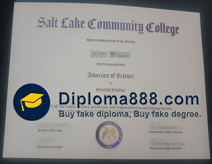 fake Salt Lake Community College degree