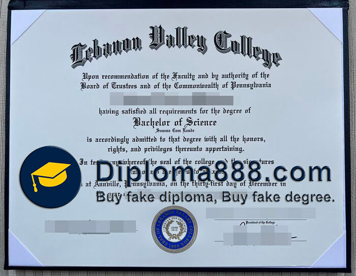 buy fake Lebanon Valley College degree