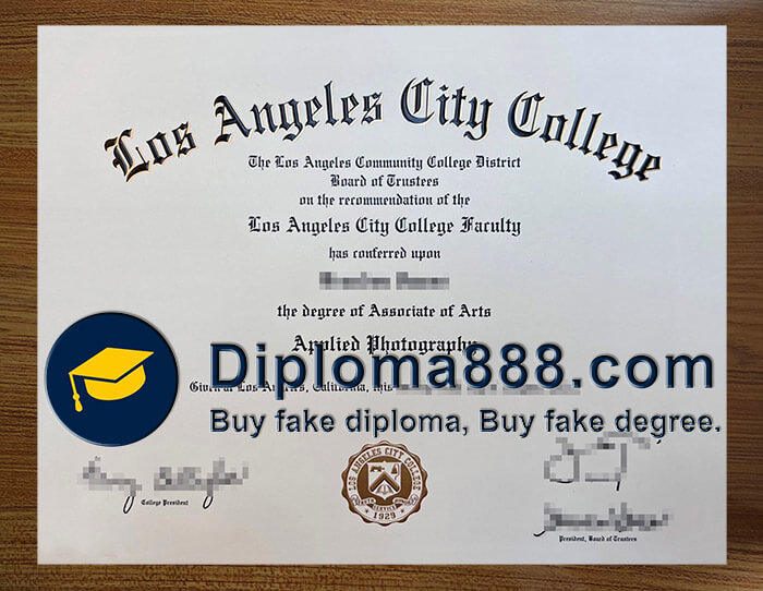 buy fake Los Angeles City College degree