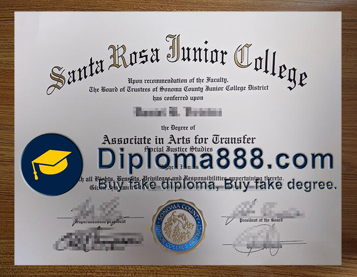 buy fake Santa Rosa Junior College degree