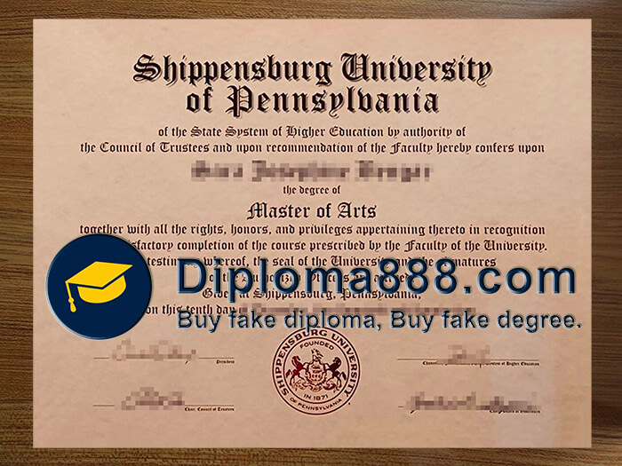 make Shippensburg University of Pennsylvania degree