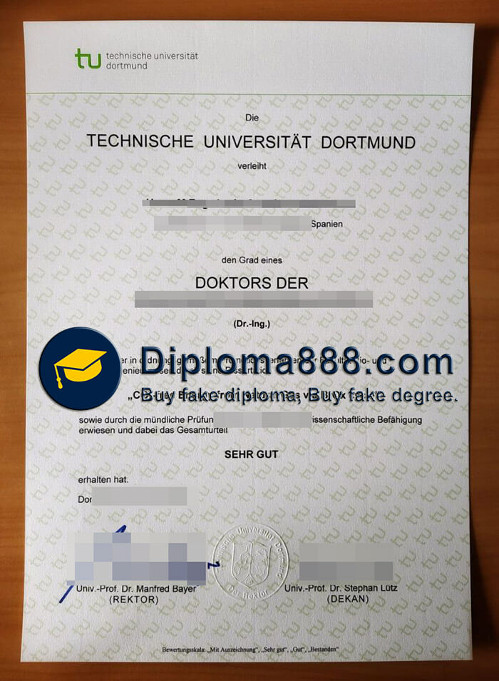 buy fake Technical University of Dortmund degree