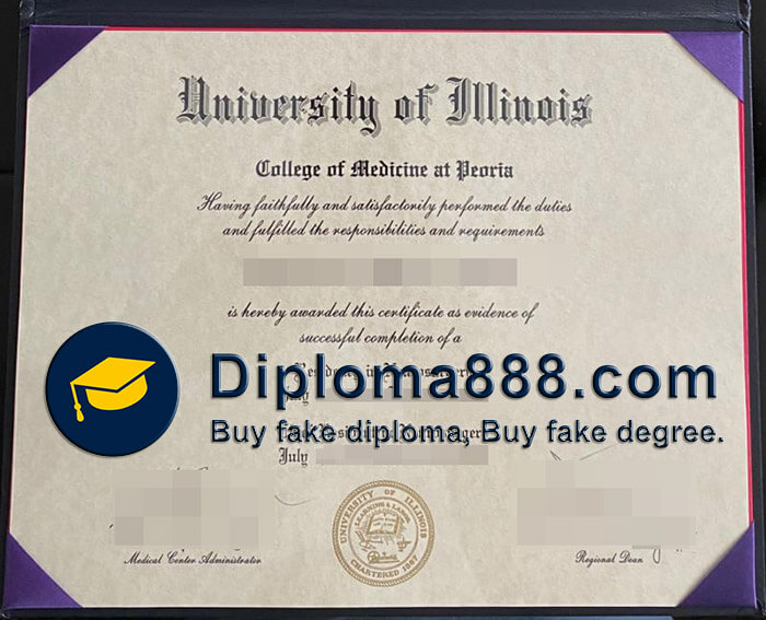 buy fake University of Illinois College of Medicine at Peoria degree