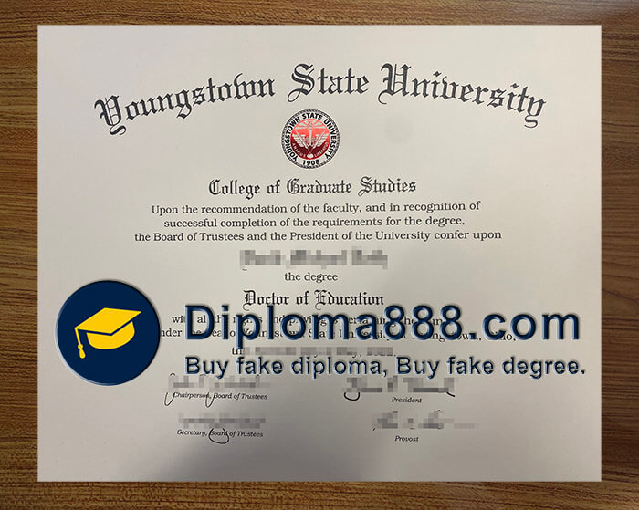 buy fake Youngstown State University degree