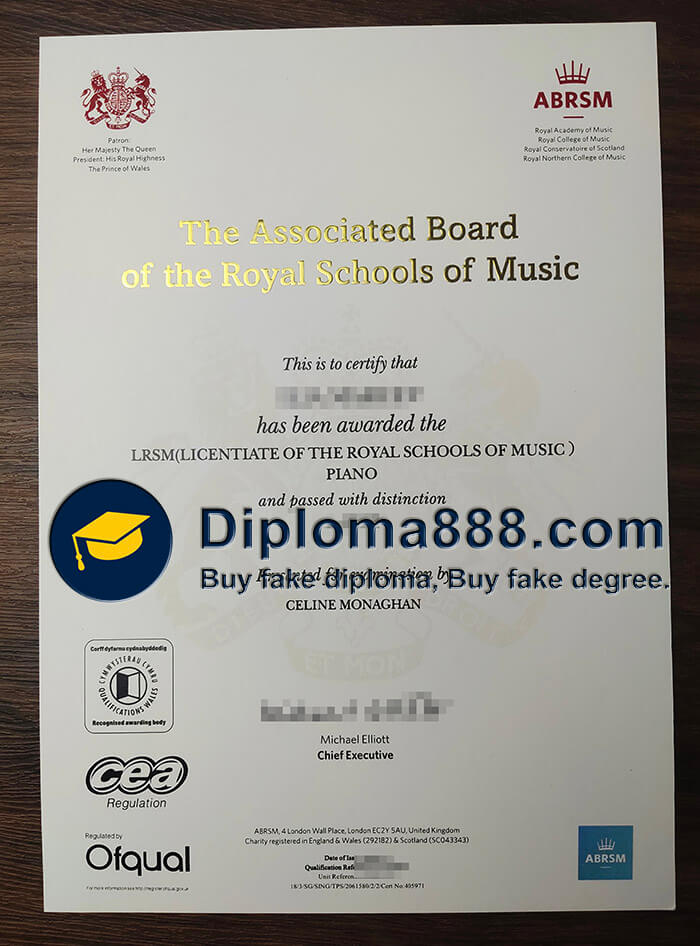 buy fake Associated Board of the Royal Schools of Music degree