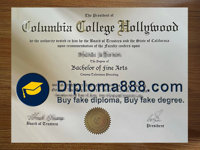 buy fake Columbia College Hollywood degree