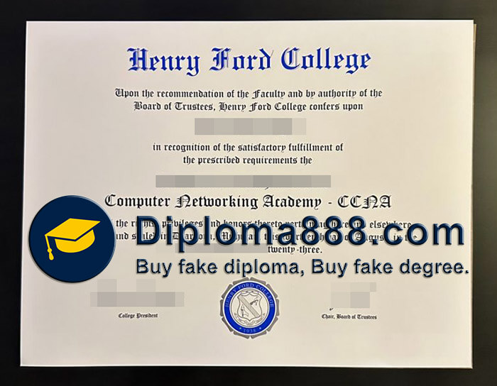 fake Henry Ford College degree