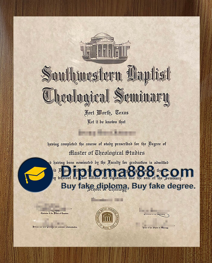 buy fake Southwestern Baptist Theological Seminary degree