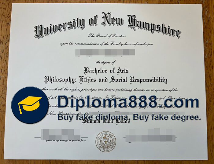 buy fake University of New Hampshire degree