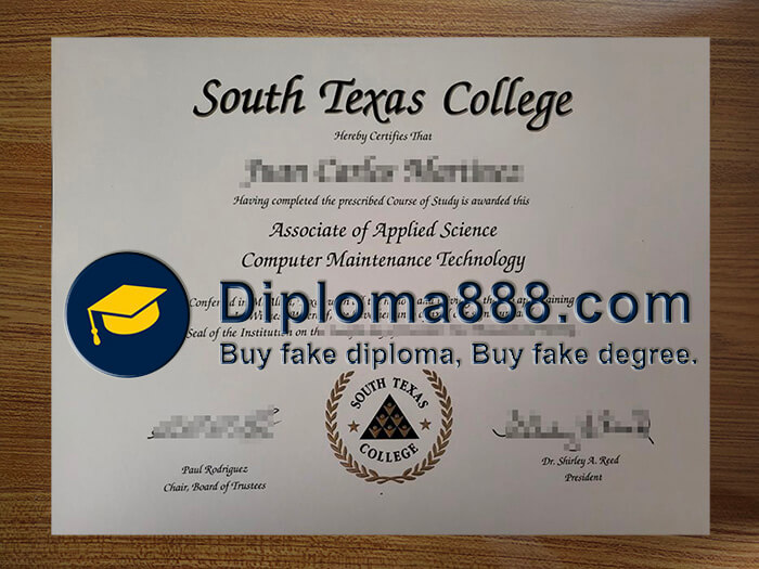 buy fake South Texas College diploma