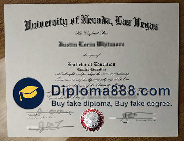 buy fake University of Nevada Las Vegas degree