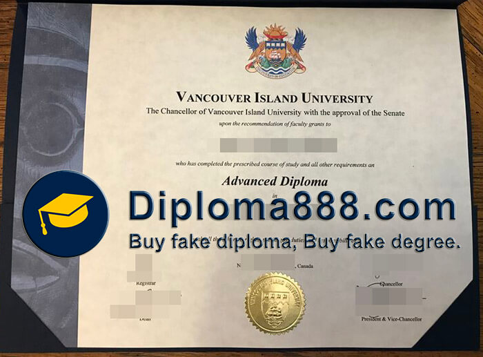 buy fake Vancouver Island University diploma