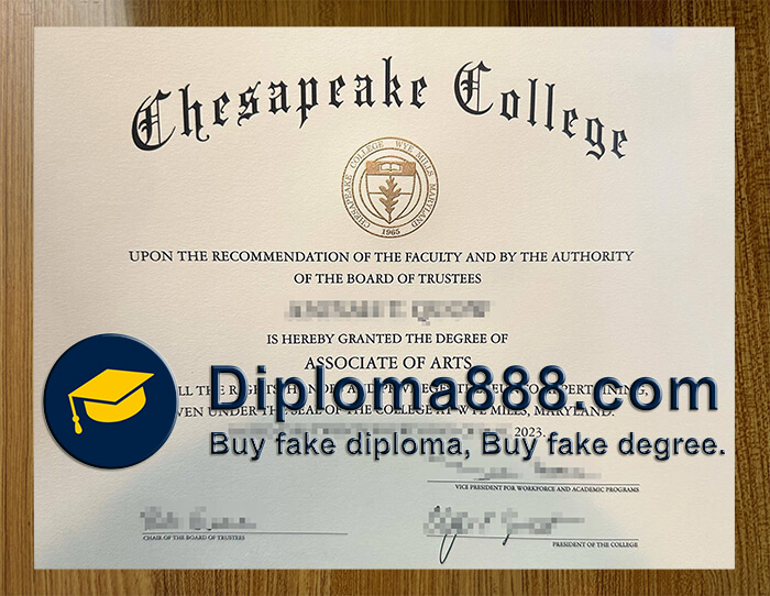 fake Chesapeake College degree