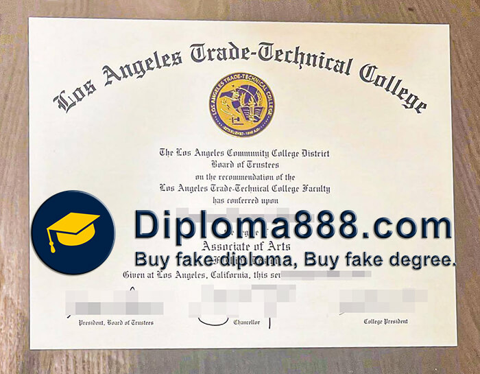 buy Los Angeles Trade Technical College degree