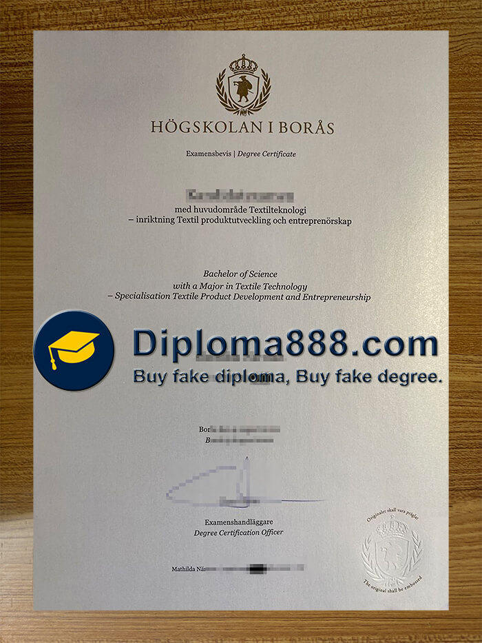 buy fake University of Borås degree