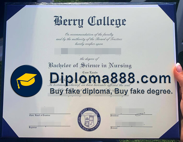 buy fake Berry College degree