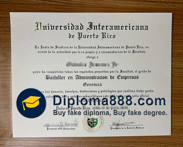 buy Universidad Interamericana de Puerto Rico degree