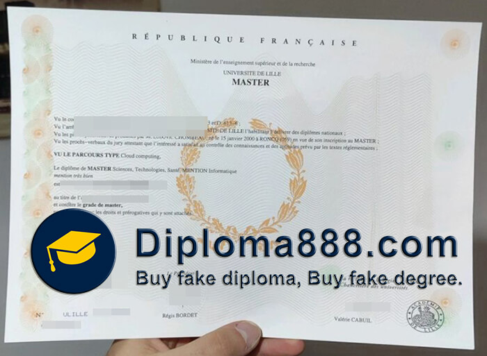 buy fake Université de Lille degree