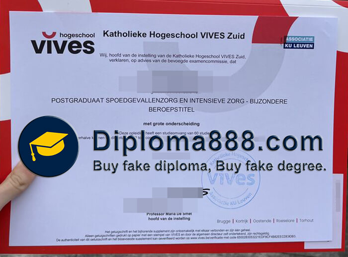 Hogeschool VIVES diploma