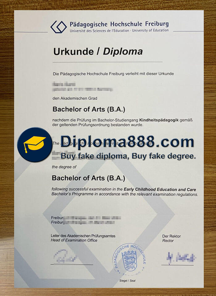 Pädagogische Hochschule Freiburg diploma