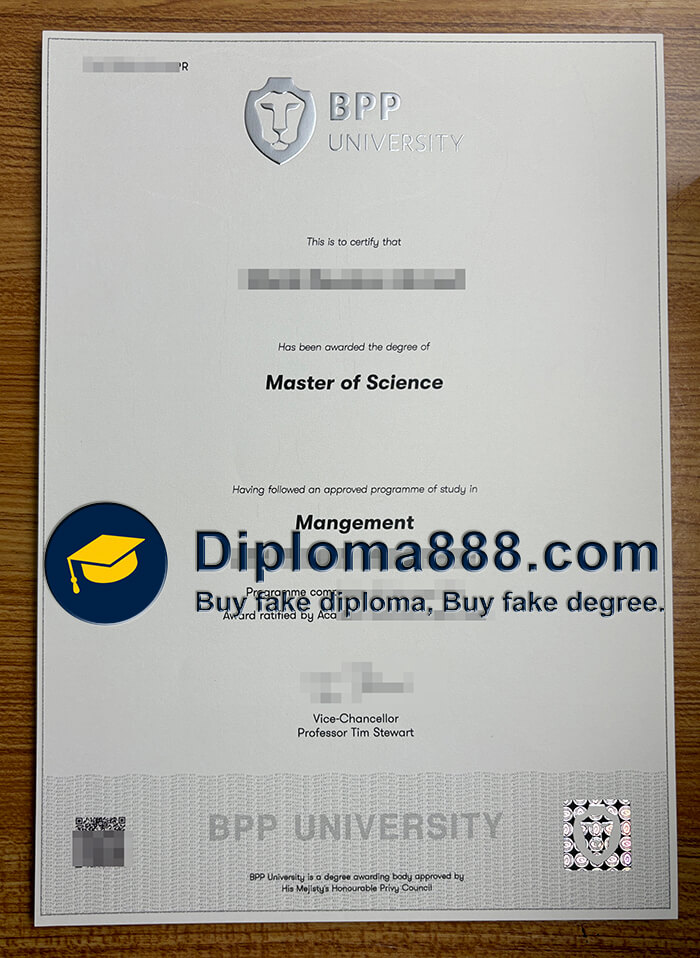 BPP University degree