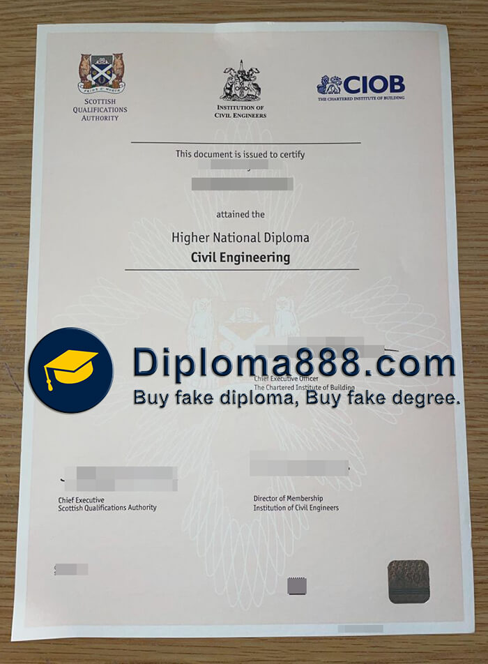 CIOB Higher National diploma