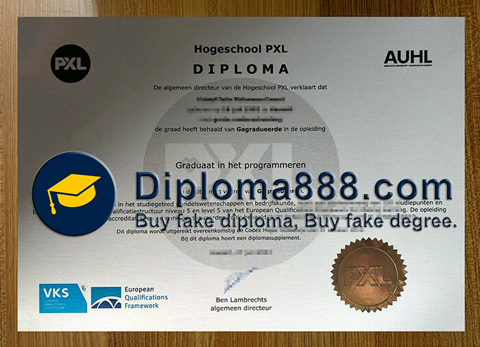 Hogeschool PXL diploma