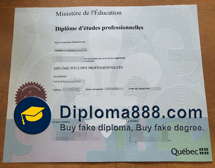 Ministère de l'Éducation diploma