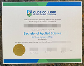 How long does it take to order a Olds College degree online?