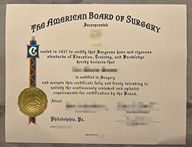 The fastest way to buy American Board of Surgery certificate