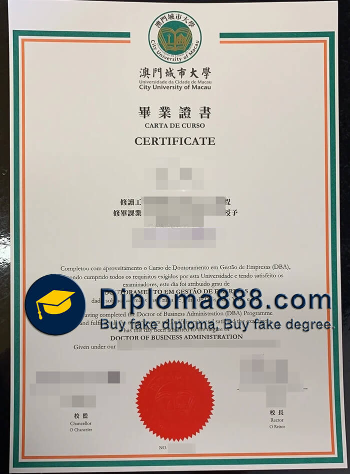 City University of Macau degree