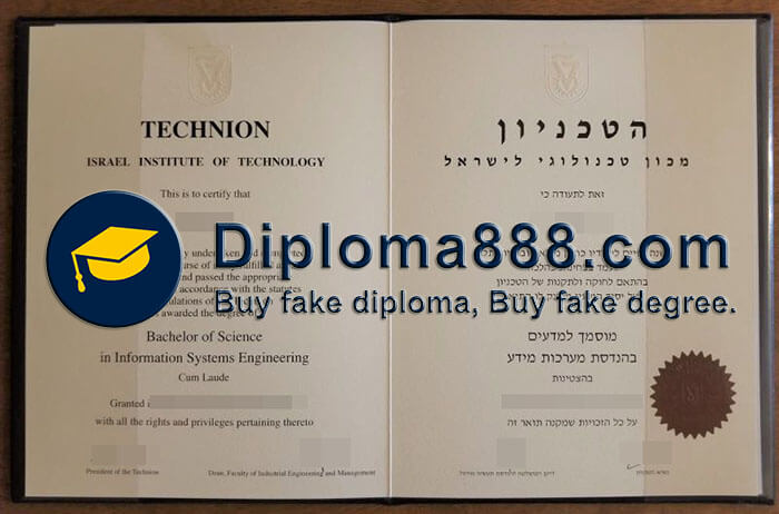 Israel Institute of Technology degree