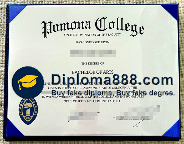 Pomona College degree