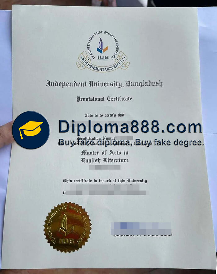 make Independent University Bangladesh degree