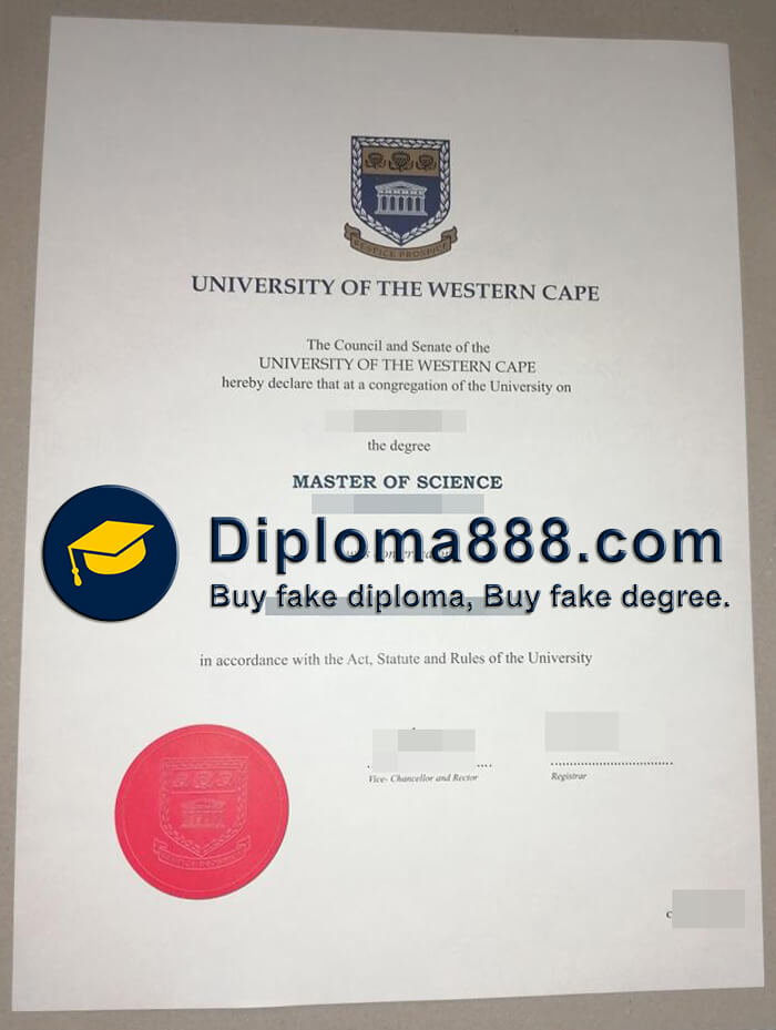 buy University of the Western Cape degree