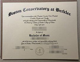 Order a Boston Conservatory at Berklee degree online in 2024