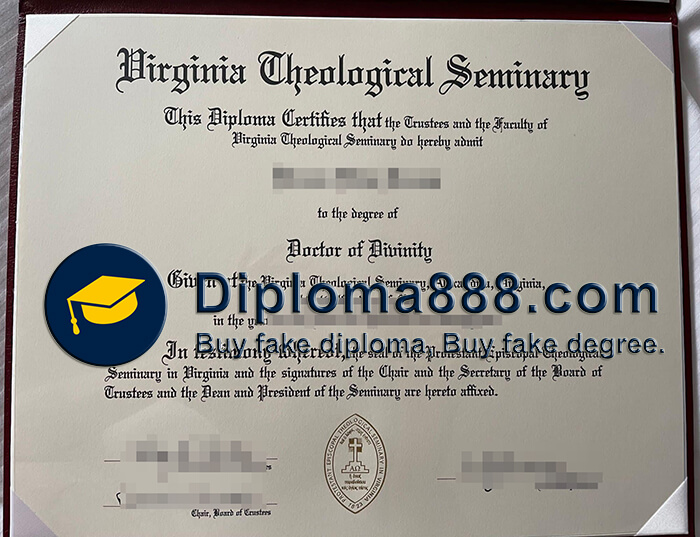 Virginia Theological Seminary diploma