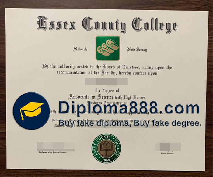 Essex County College diploma