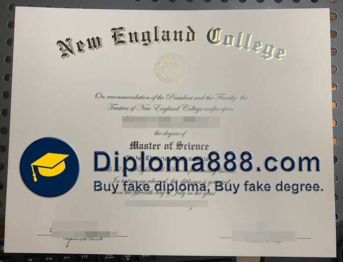 New England College diploma