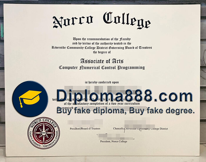 Norco College diploma