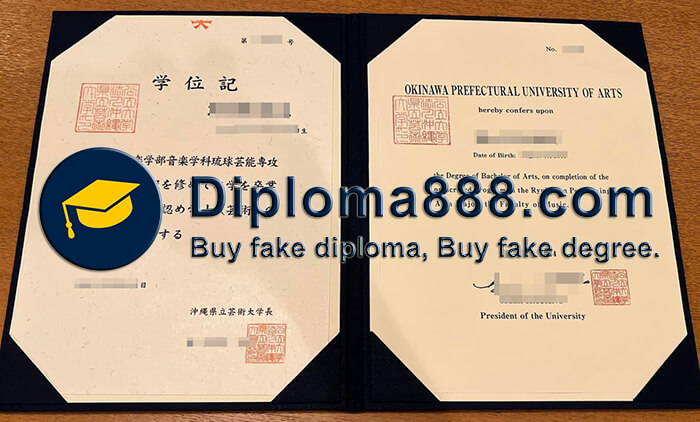 Okinawa Prefectural University of Arts diploma