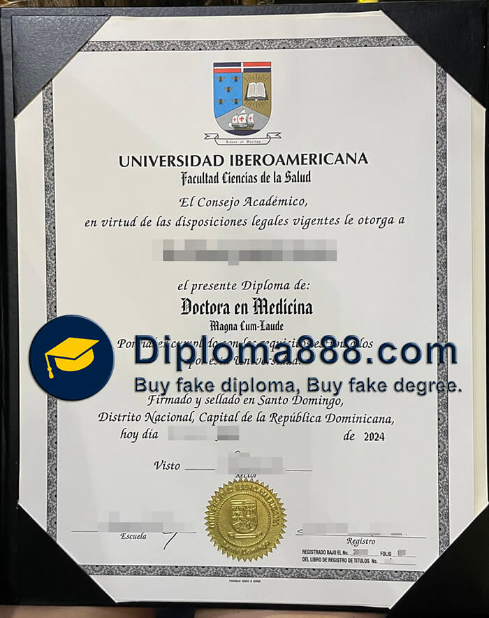 Universidad Iberoamericana diploma