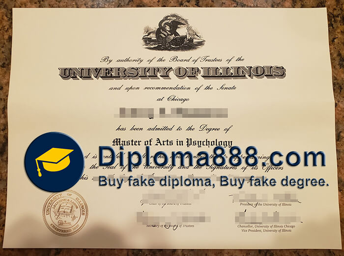 University of Illinois Chicago diploma