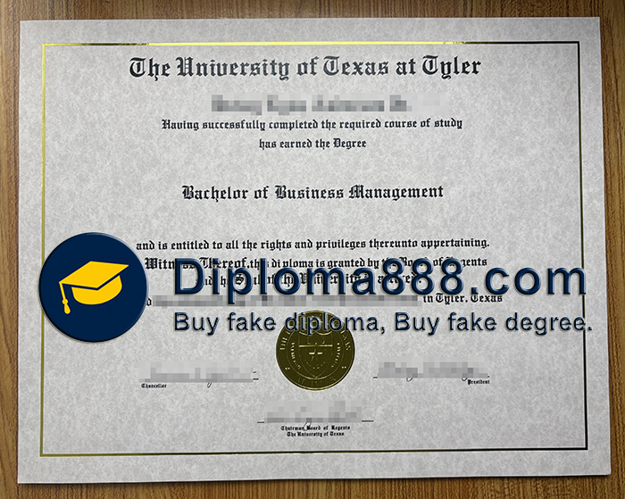 University of Texas at Tyler diploma