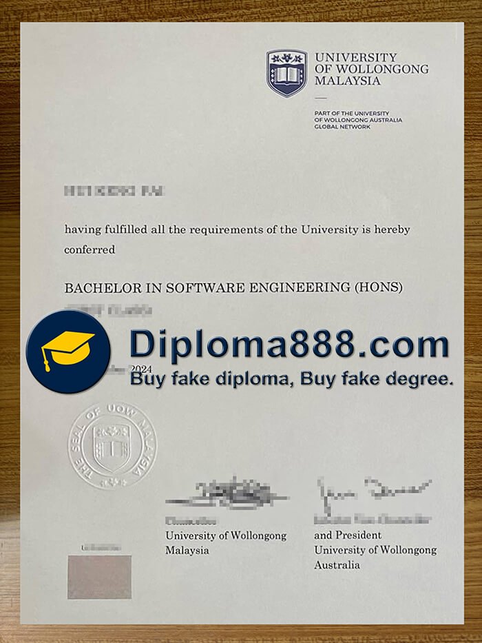 University of Wollongong Malaysia diploma