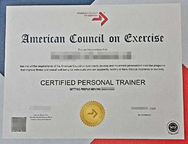 Can I buy ACE Certified Personal Trainer certificate online?